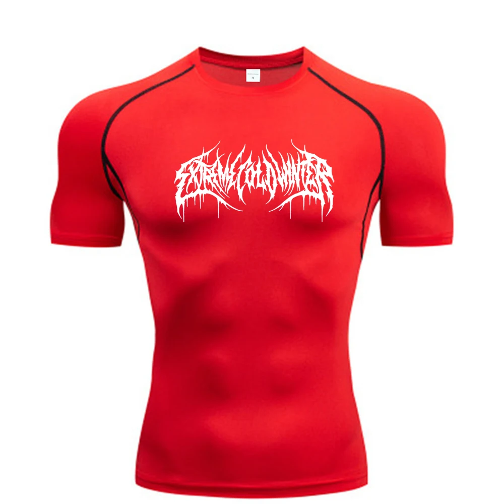 Summer Compression Sweatshirt Short Sleeve Men's Fitness T-Shirt Running Quick-Dry Top Gym Workout Bodybuilding T-Shirt S-3XL Summer Compression Sweatshirt Short Sleeve Men's Fitness T-Shirt Running Quick-Dry Top Gym Workout Bodybuilding T-Shirt S-3XL