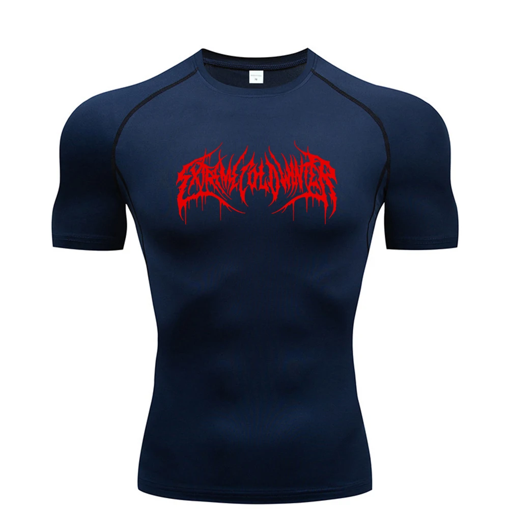 Summer Compression Sweatshirt Short Sleeve Men's Fitness T-Shirt Running Quick-Dry Top Gym Workout Bodybuilding T-Shirt S-3XL Summer Compression Sweatshirt Short Sleeve Men's Fitness T-Shirt Running Quick-Dry Top Gym Workout Bodybuilding T-Shirt S-3XL