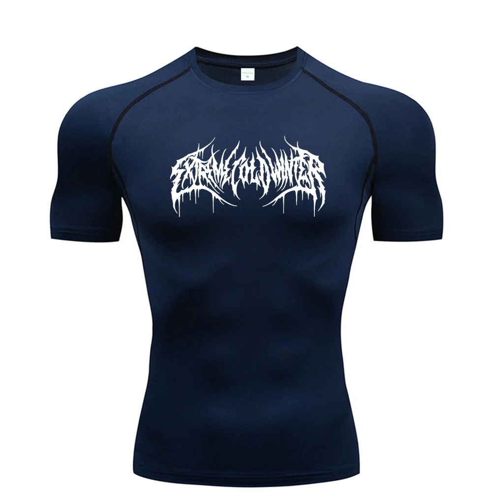 Summer Compression Sweatshirt Short Sleeve Men's Fitness T-Shirt Running Quick-Dry Top Gym Workout Bodybuilding T-Shirt S-3XL Summer Compression Sweatshirt Short Sleeve Men's Fitness T-Shirt Running Quick-Dry Top Gym Workout Bodybuilding T-Shirt S-3XL
