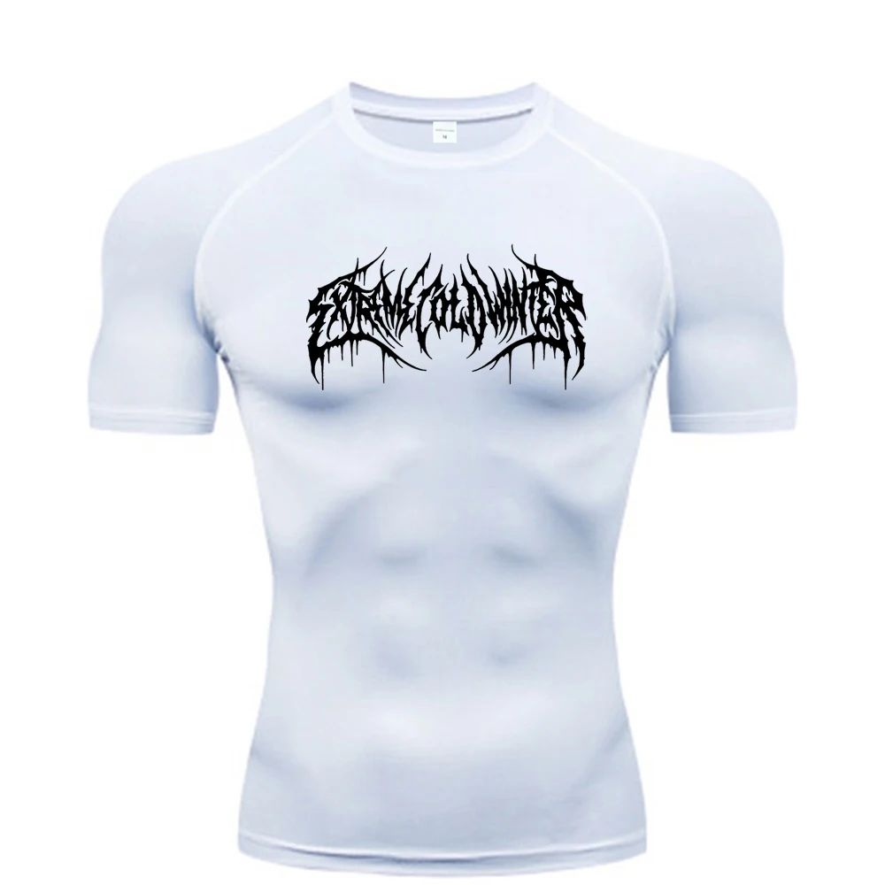 Summer Compression Sweatshirt Short Sleeve Men's Fitness T-Shirt Running Quick-Dry Top Gym Workout Bodybuilding T-Shirt S-3XL Summer Compression Sweatshirt Short Sleeve Men's Fitness T-Shirt Running Quick-Dry Top Gym Workout Bodybuilding T-Shirt S-3XL