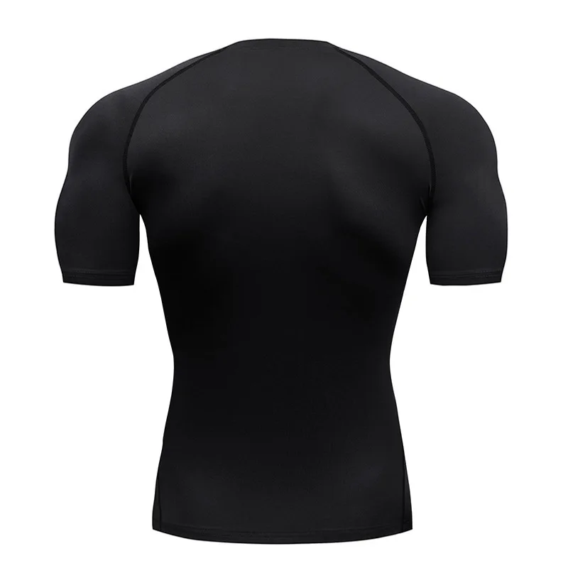 Summer Compression Sweatshirt Short Sleeve Men's Fitness T-Shirt Running Quick-Dry Top Gym Workout Bodybuilding T-Shirt S-3XL Summer Compression Sweatshirt Short Sleeve Men's Fitness T-Shirt Running Quick-Dry Top Gym Workout Bodybuilding T-Shirt S-3XL