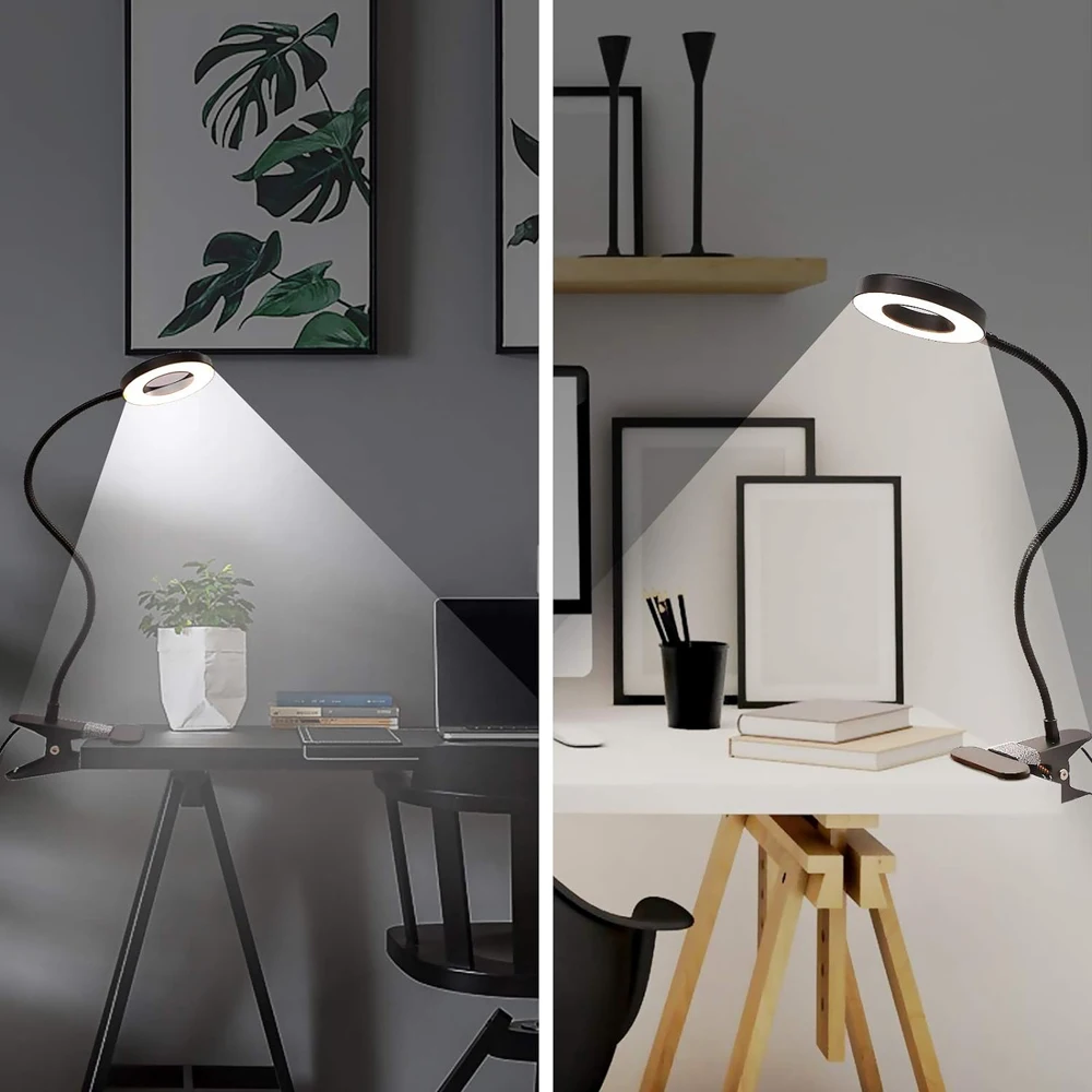 360° Flexible 48 LEDs Clip on Desk Lamp Gooseneck Reading Table Light Eye-Caring USB Clamp Books Night Light Study Read Light 360° Flexible 48 LEDs Clip on Desk Lamp Gooseneck Reading Table Light Eye-Caring USB Clamp Books Night Light Study Read Light