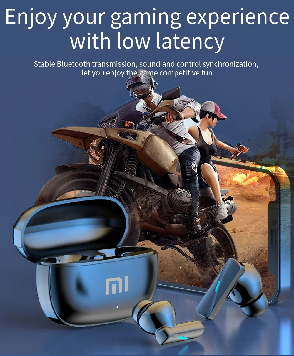 Original Xiaomi Air7 Bluetooth Earphones TWS Touch Control HiFi Wireless Headphone Mic Noise Reduction Earbuds Sports Waterproof