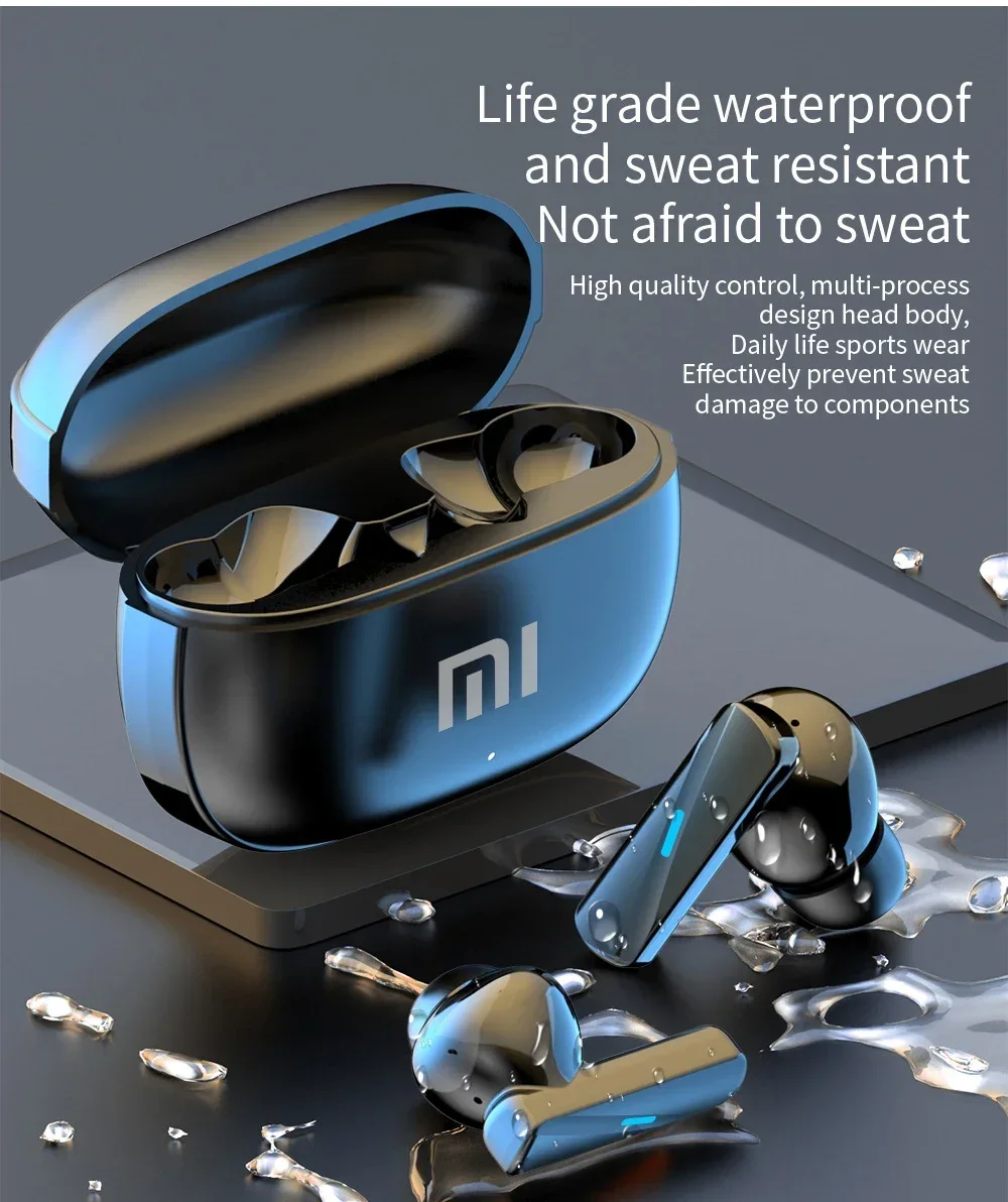 Original Xiaomi Air7 Bluetooth Earphones TWS Touch Control HiFi Wireless Headphone Mic Noise Reduction Earbuds Sports Waterproof