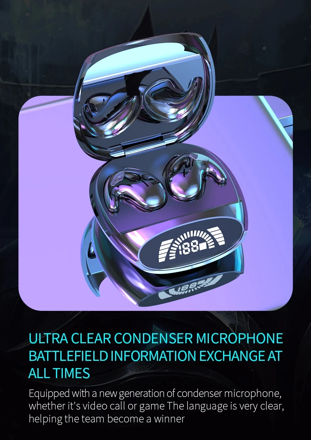 Mini Sleep Invisible Earbuds Tiny Hidden Headphones Bluetooth 5.3 Earphone Noise Cancelling Sports Stereo TWS Wireless Headsets