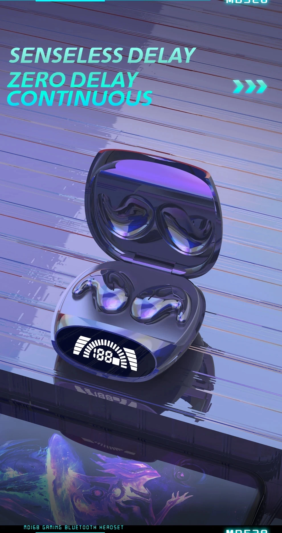 Mini Sleep Invisible Earbuds Tiny Hidden Headphones Bluetooth 5.3 Earphone Noise Cancelling Sports Stereo TWS Wireless Headsets