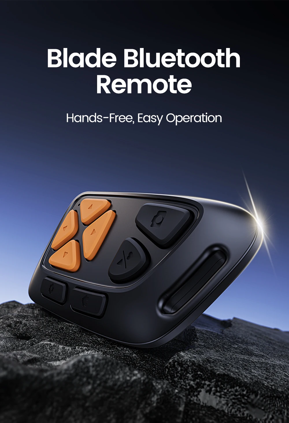 Mute Button Remote Page Turner Wireless Bluetooth Remote Control Page Turner Camera Photo Video Clicker Remote for Android iOS