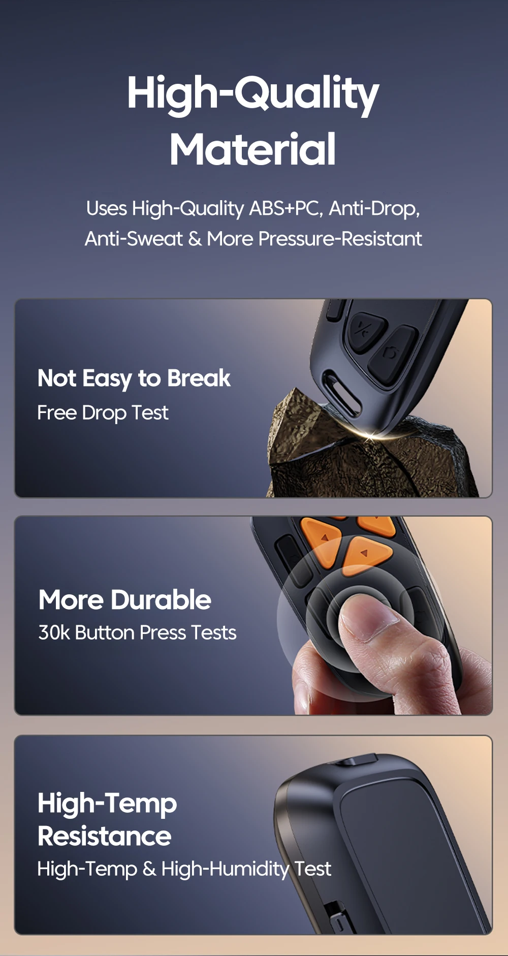 Mute Button Remote Page Turner Wireless Bluetooth Remote Control Page Turner Camera Photo Video Clicker Remote for Android iOS