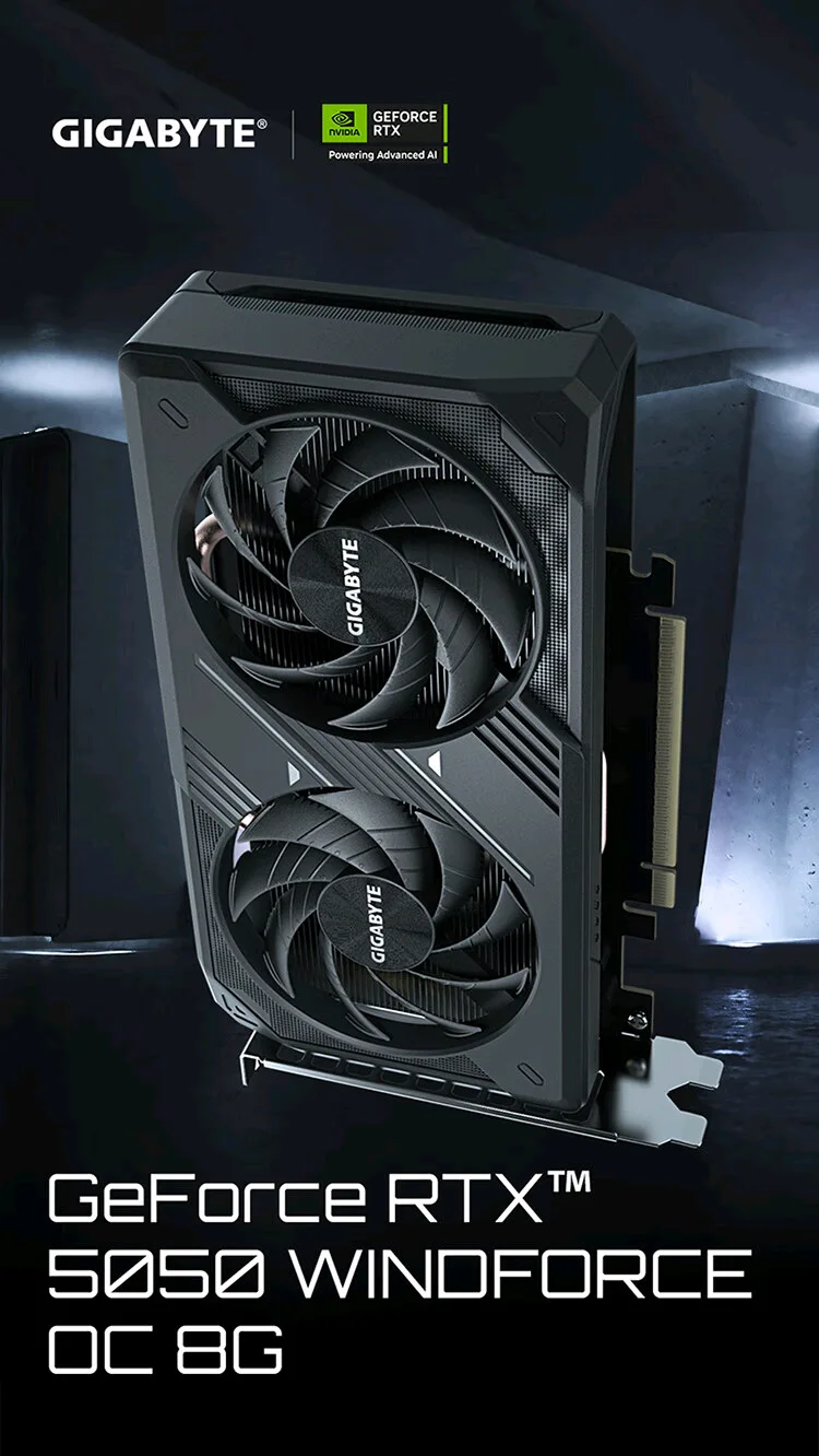 RTX5050 WINDFORCE OC 8G Suitable for Desktop Computer Gaming Dedicated Graphics Card