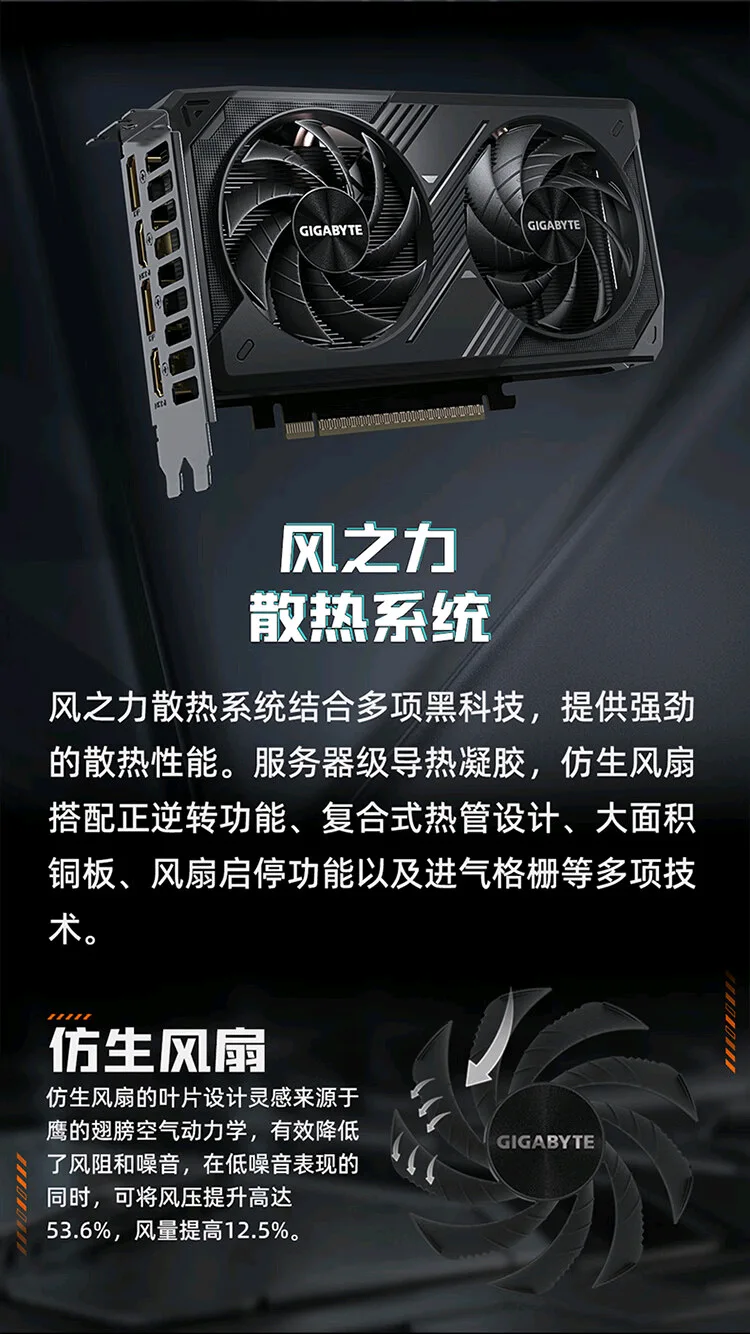 RTX5050 WINDFORCE OC 8G Suitable for Desktop Computer Gaming Dedicated Graphics Card