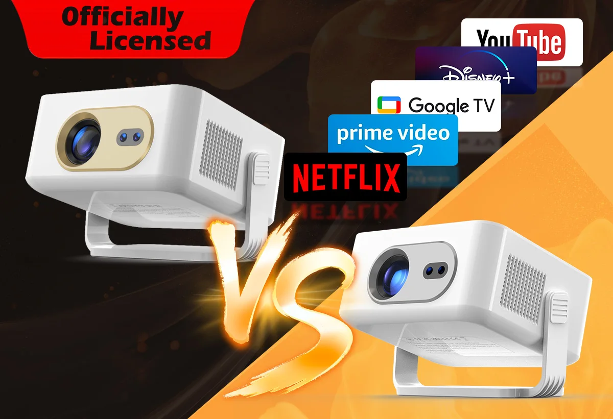 Magcubic Auto Focus Android 14 Portable Projector 8K 400ANSI WiFi 6 Projector Support Full HD 720P Home Outdoor Cinema HY300Max