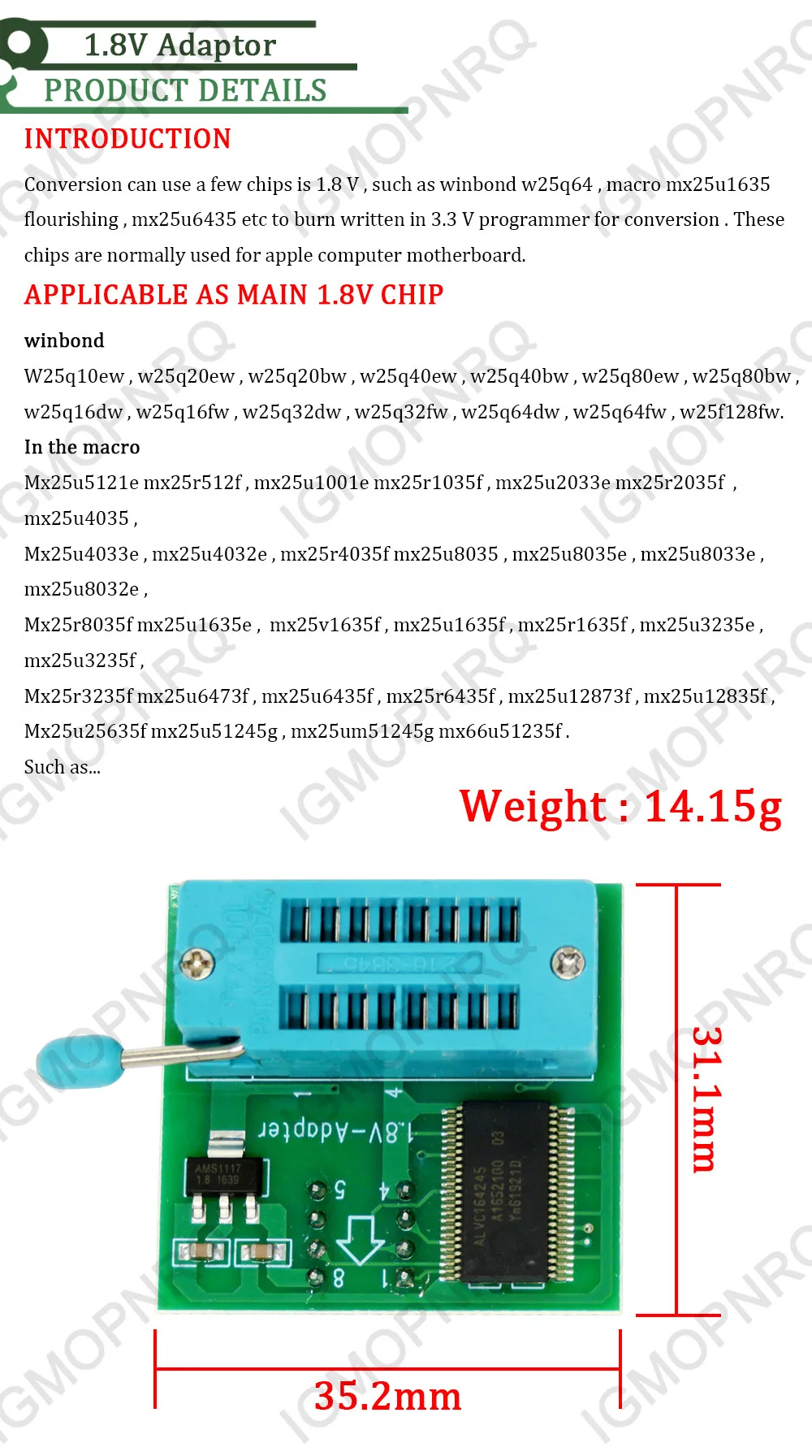 1PCS CH341A 24 25 Series EEPROM Flash BIOS USB Programmer Module + SOIC8 SOP8 Test Clip + 1.8V adapter + SOIC8 adapter DIY KIT